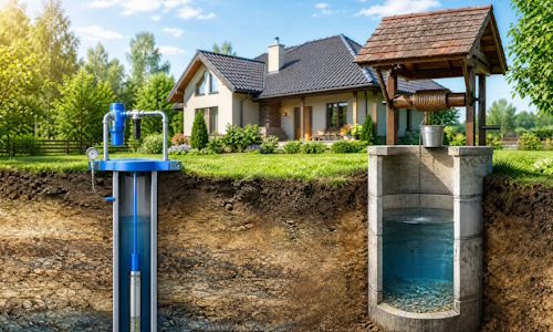 Автономное водоснабжение загородного дома Усть-Лабинск: скважина или колодец 
